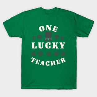 One Lucky Teacher St Patricks Day T-Shirt